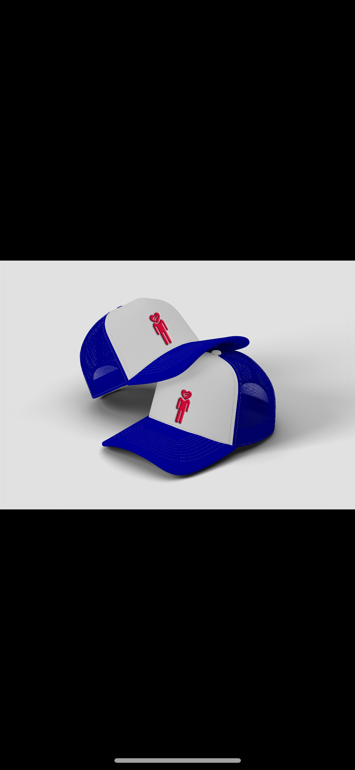 p's red white and blu trucker